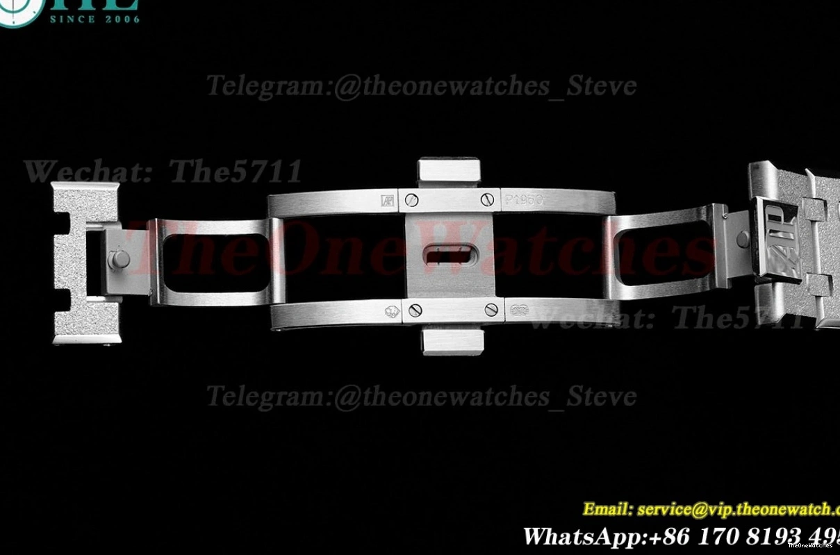 APSF Frosted Oak 15510 41mm White Dial Clone A4302 SS SS Royal Super 0413